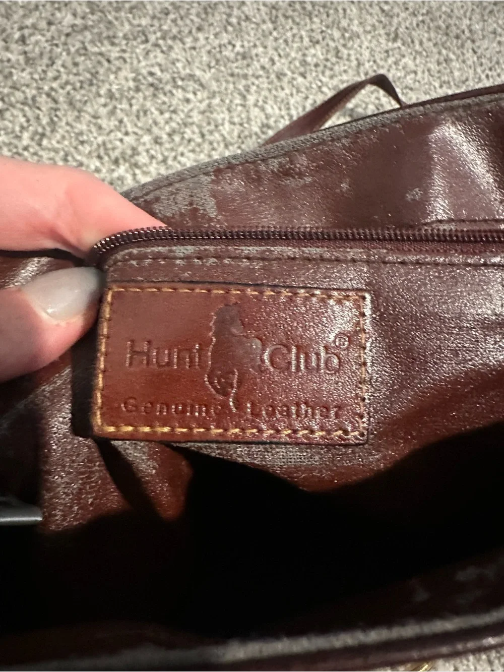 Hunt Club structured burgundy